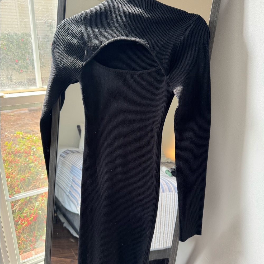 Princess Polly Black Backless Dress